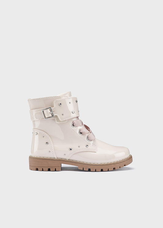 Mayoral Botas biker verniz menina