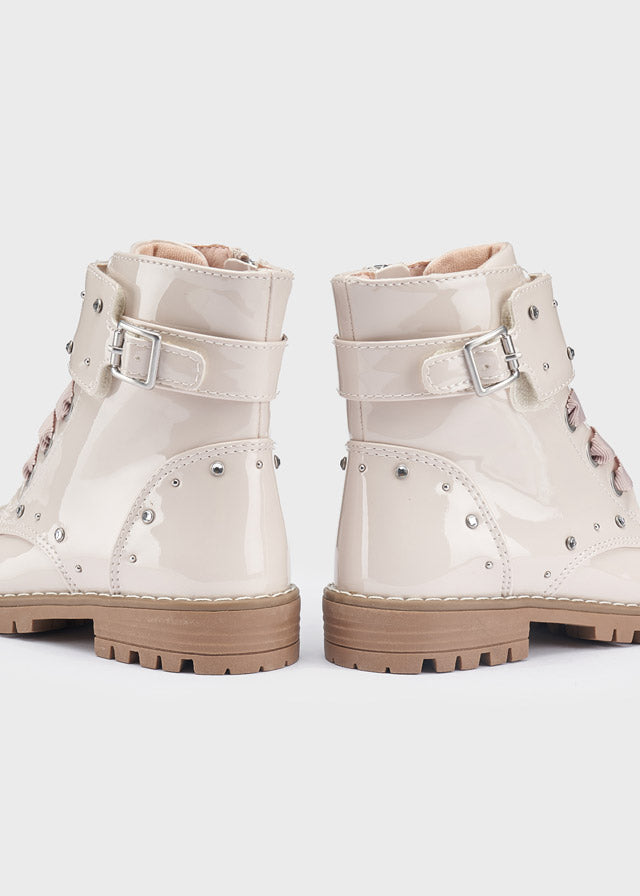 Mayoral Botas biker verniz menina