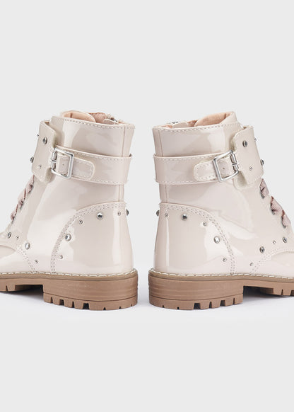 Mayoral Botas biker verniz menina