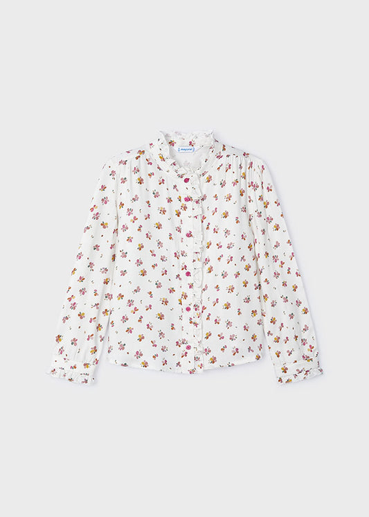 Mayoral Blusa estampada folho menina