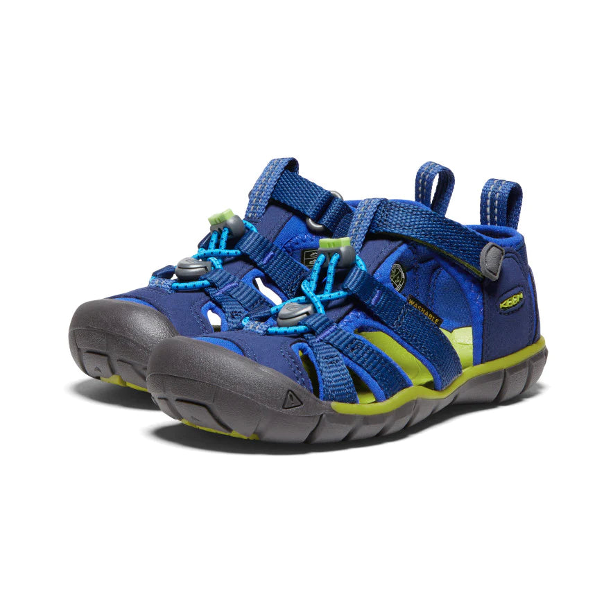 KEEN Sandália Seacamp II CNX - Blue/Chartreuse