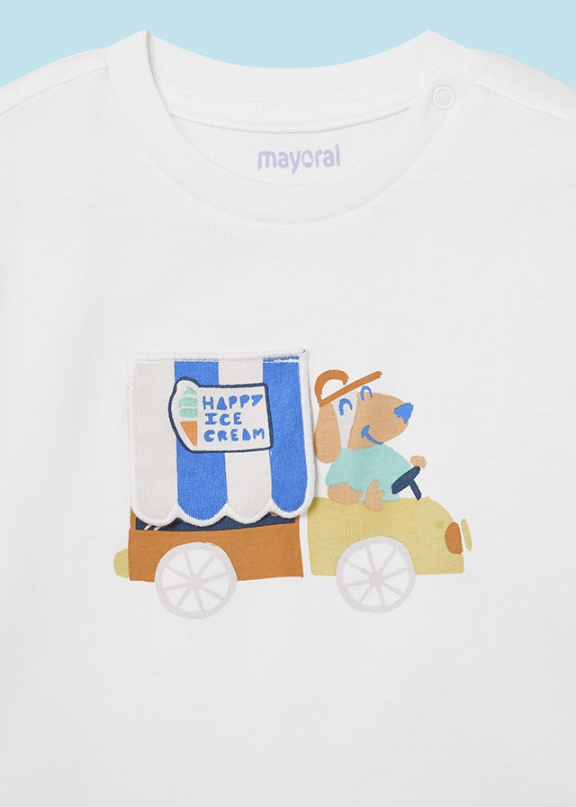 Mayoral Camisola interativa oversize Better Cotton bebé