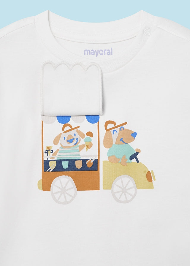 Mayoral Camisola interativa oversize Better Cotton bebé