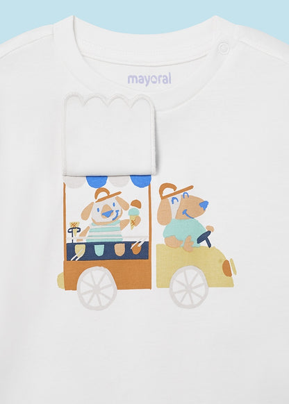 Mayoral Camisola interativa oversize Better Cotton bebé