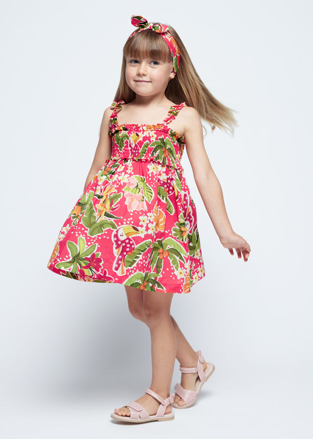 Mayoral Vestido com fita voile menina