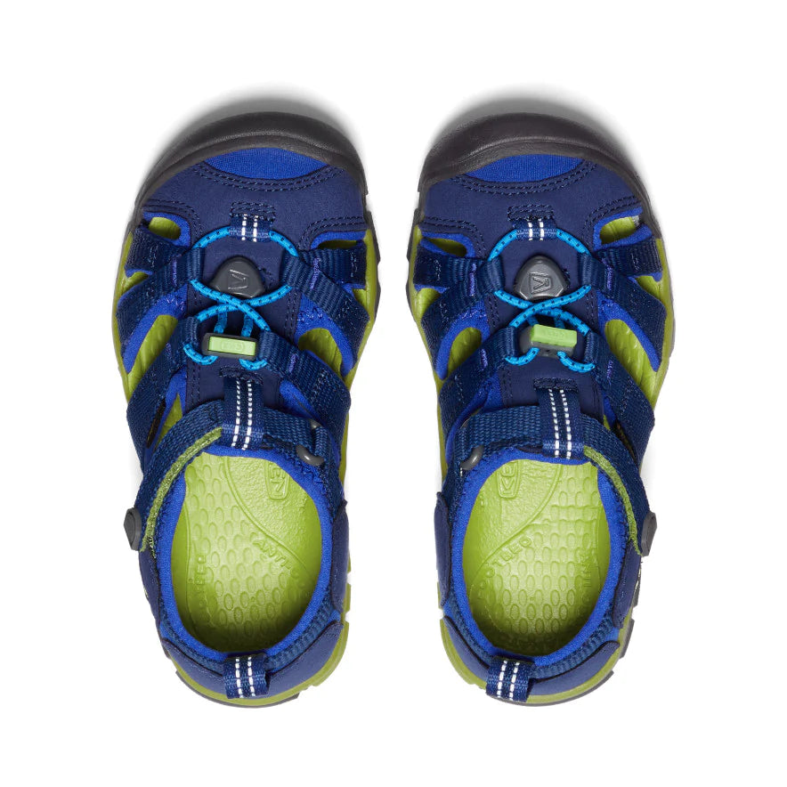 KEEN Sandália Seacamp II CNX - Blue/Chartreuse