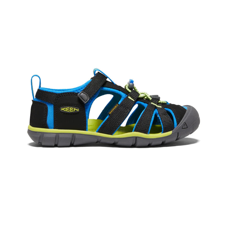 KEEN Sandália Seacamp II CNX - Black/Brilliant blue