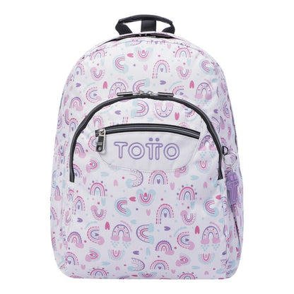 TOTTO Mochila Escolar 8 a 12 anos Acuarela 3H7