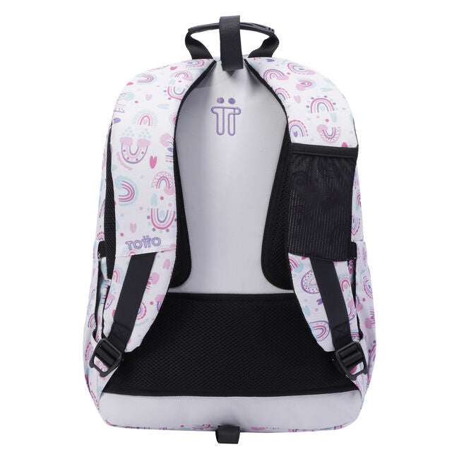 TOTTO Mochila Escolar 8 a 12 anos Acuarela 3H7