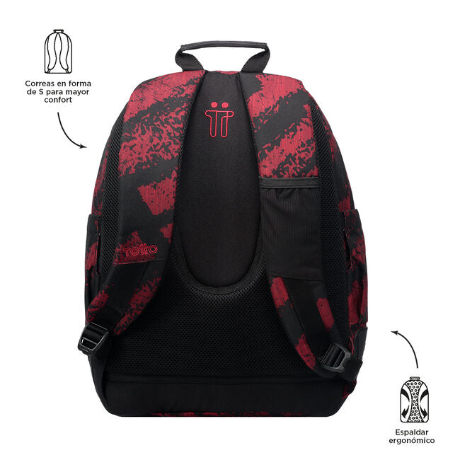 TOTTO Mochila Escolar 8 a 12 anos Rayol 5C5