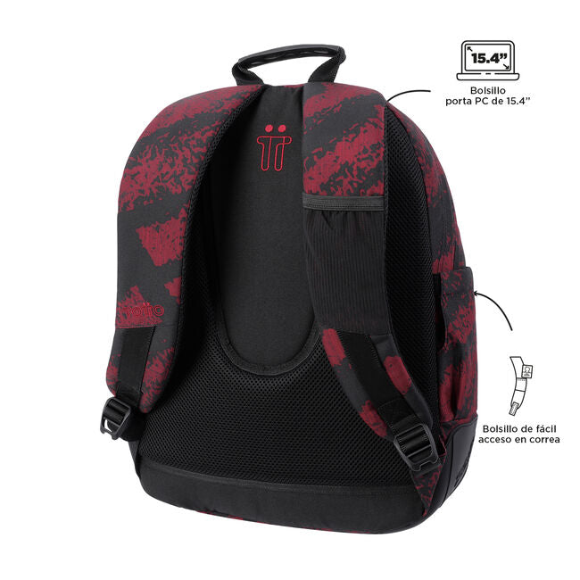 TOTTO Mochila Escolar 8 a 12 anos Rayol 5C5