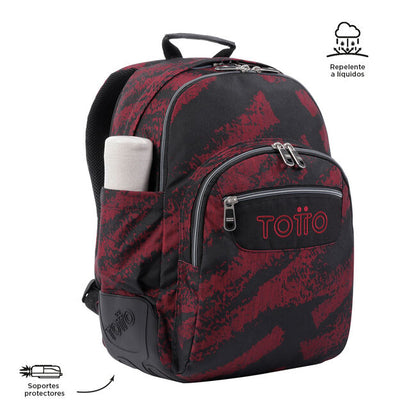 TOTTO Mochila Escolar 8 a 12 anos Rayol 5C5