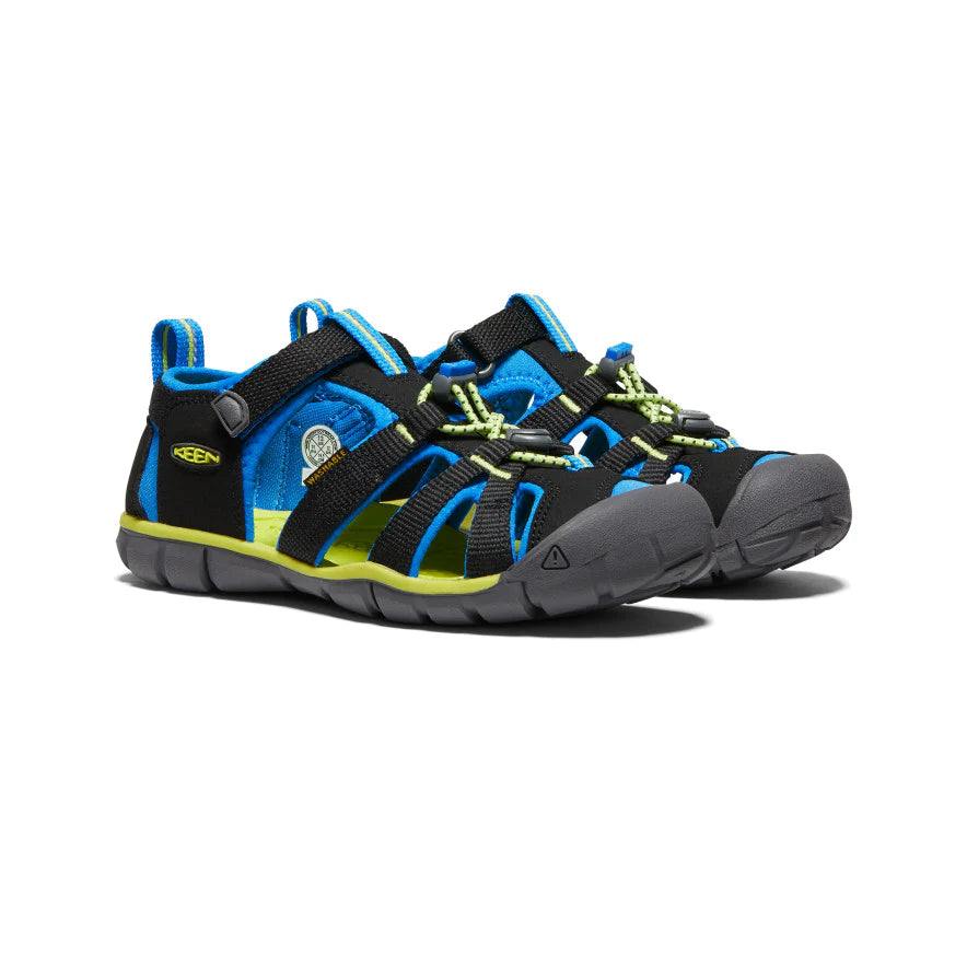 KEEN Sandália Seacamp II CNX - Black/Brilliant blue