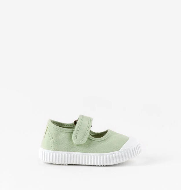 Victoria Sapato com velcro Wasabi