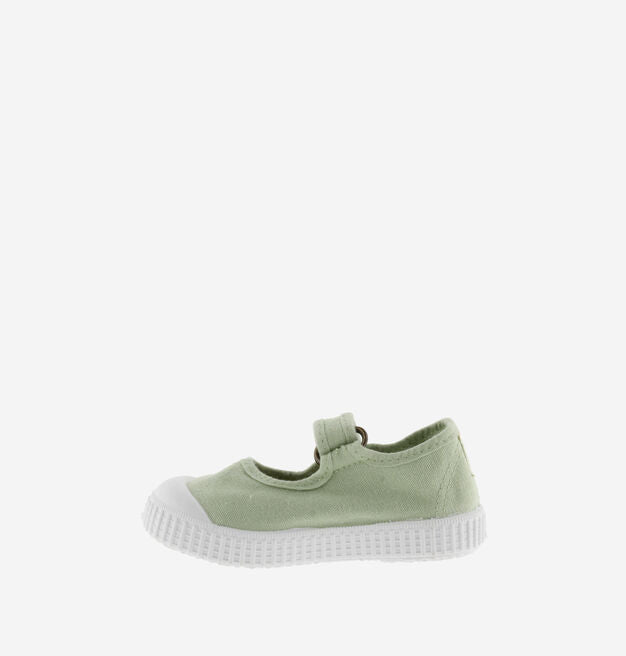 Victoria Sapato com velcro Wasabi