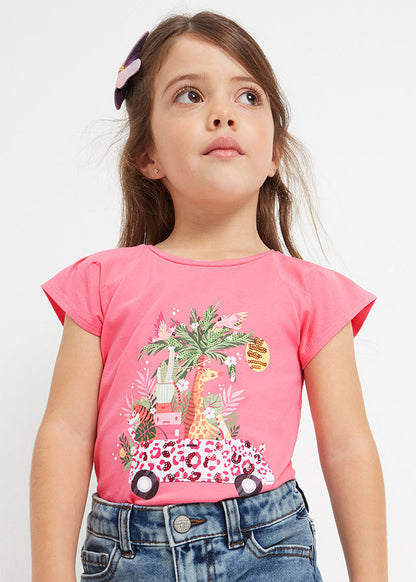 Mayoral Camisola estampada de algodão menina