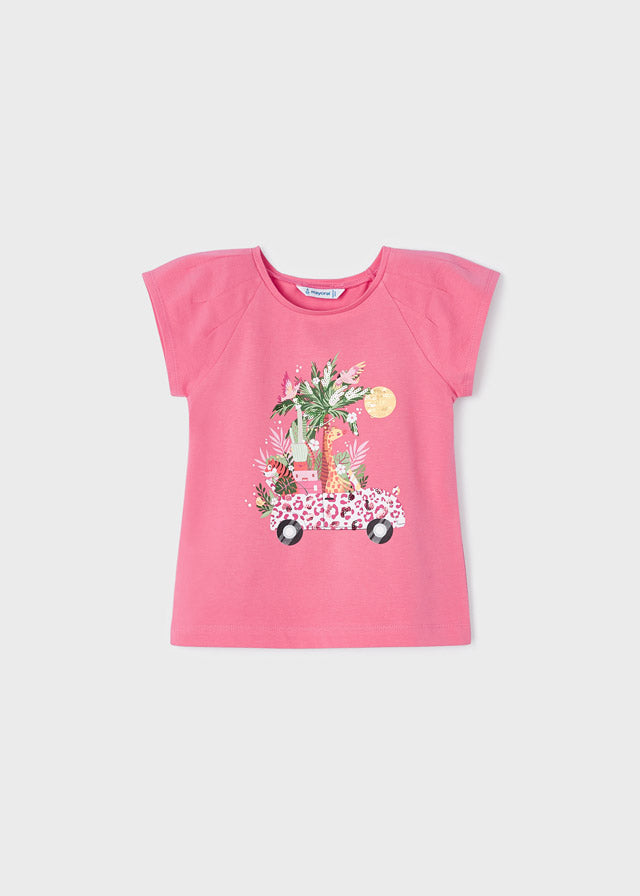 Mayoral Camisola estampada de algodão menina